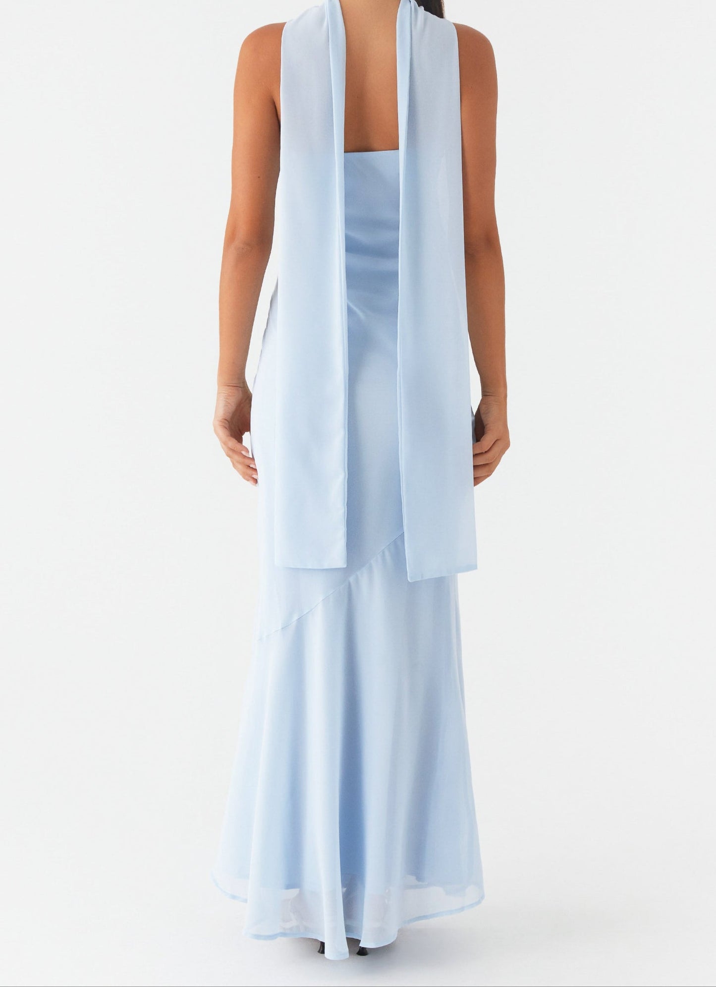 Po Under the Pagoda Maxi Dress - Blue
