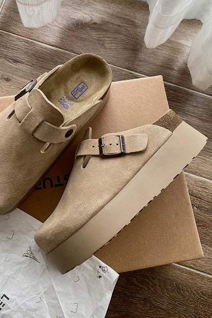 Leather Slip-on Flats