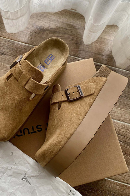 Leather Slip-on Flats
