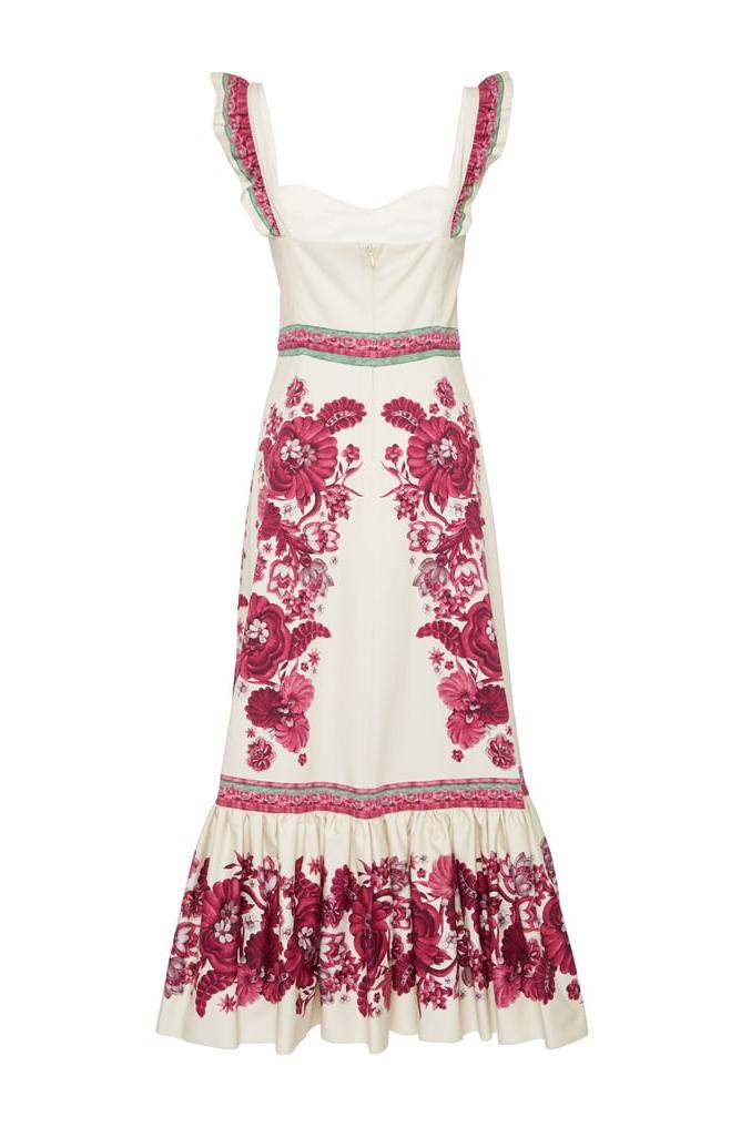 Sleeveless Sweetheart Neck Splicing Midi Dress
