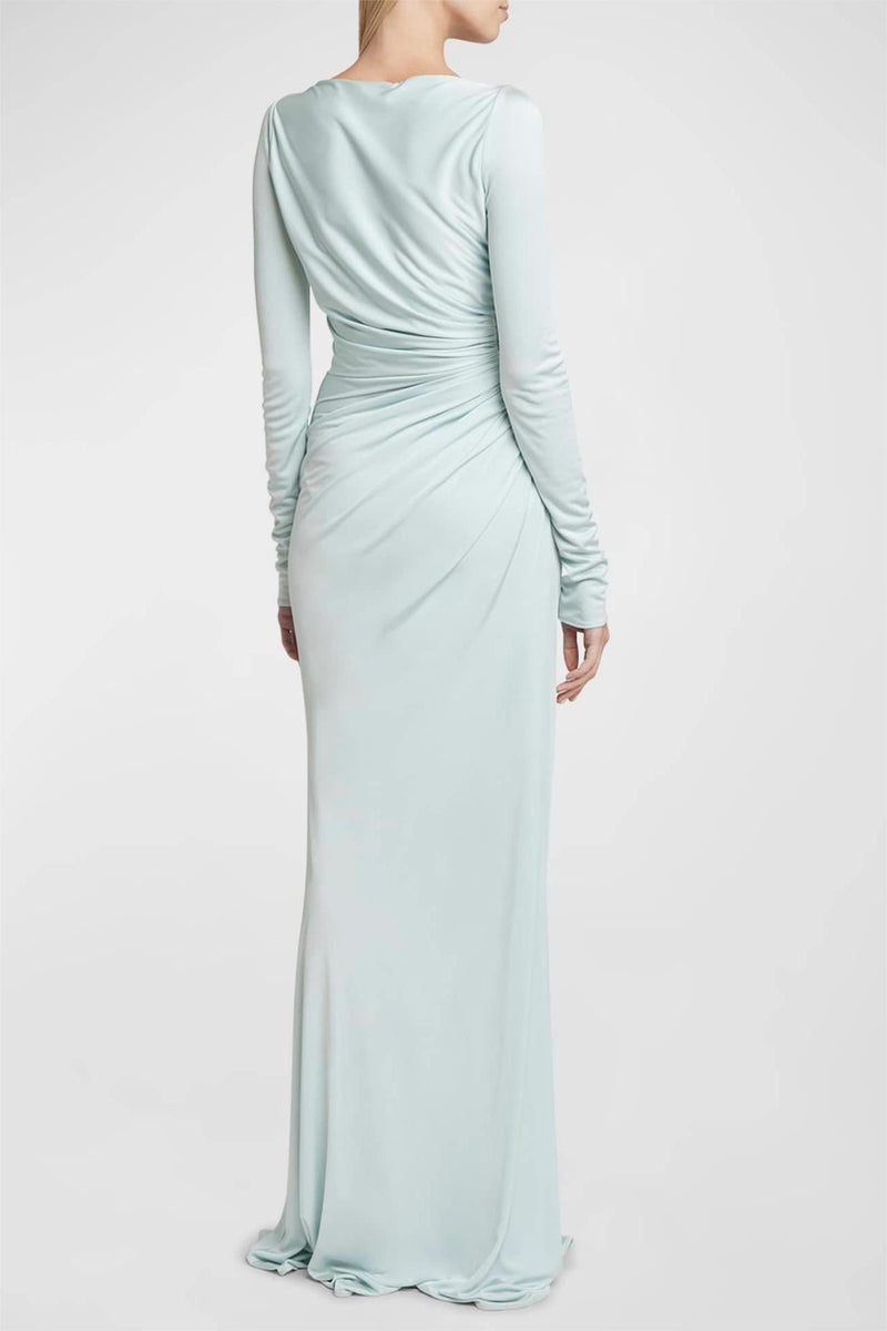 Knit Long Sleeve Maxi Dress