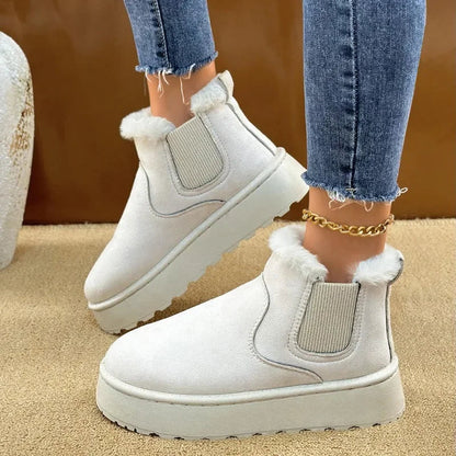 Warm Comfortable Snow Boots Winter New Short Boots Outdoor Non-slip Thick Sole Ankle Boot