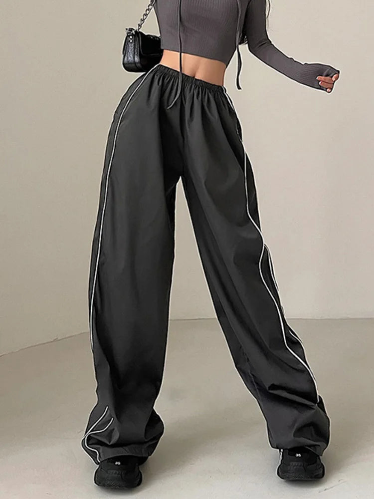 Baggy Basic Black Jogging Sweatpants
