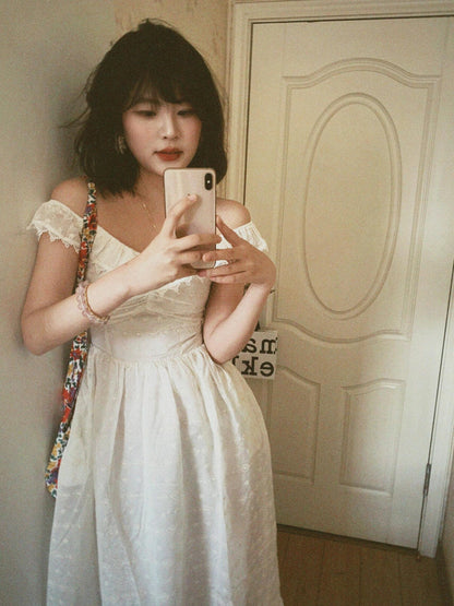 White Embroidered Lace Maxi Dress _ Dreamy Beach Getaway Look