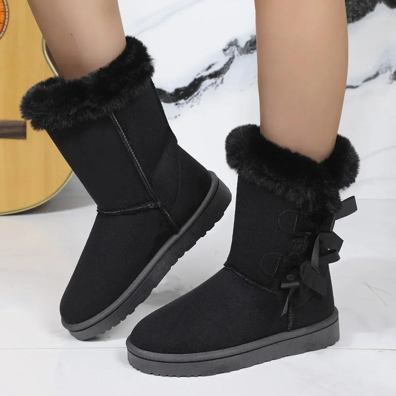 Low-top Warm Fur Non-slip Super Mini Short Snow Boot