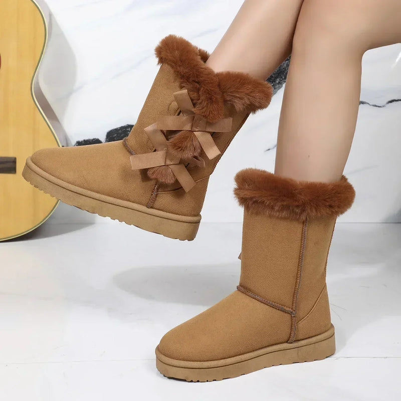 Low-top Warm Fur Non-slip Super Mini Short Snow Boot