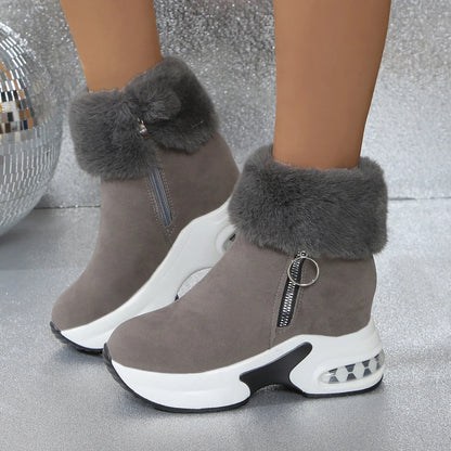 Warm Comfortable Platform Lightweight Snow Boot