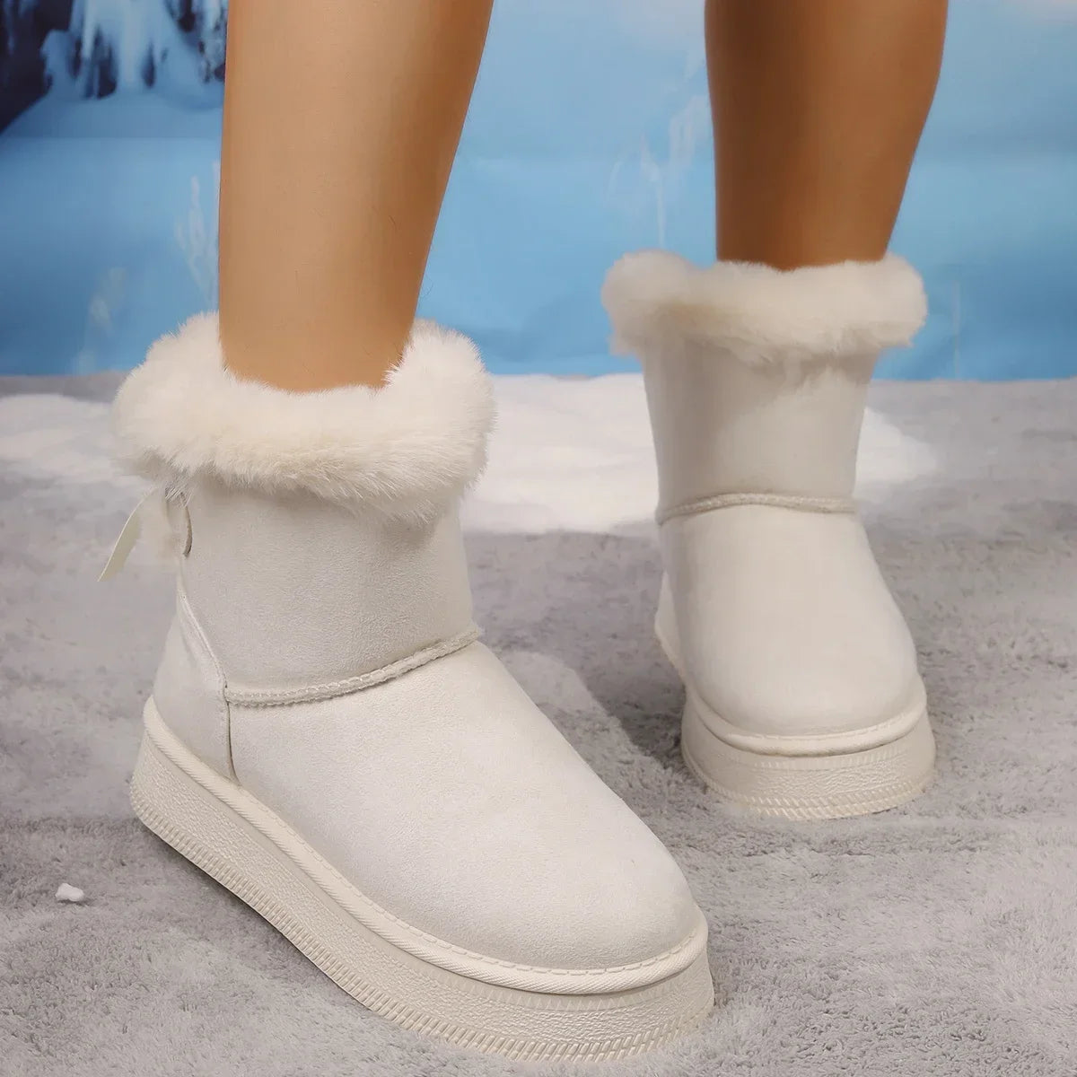 Platform Warm Plush Thicken Non-slip Winter Snow Boot