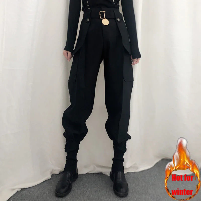 High Waist Harajuku Cargo Halloween Pants