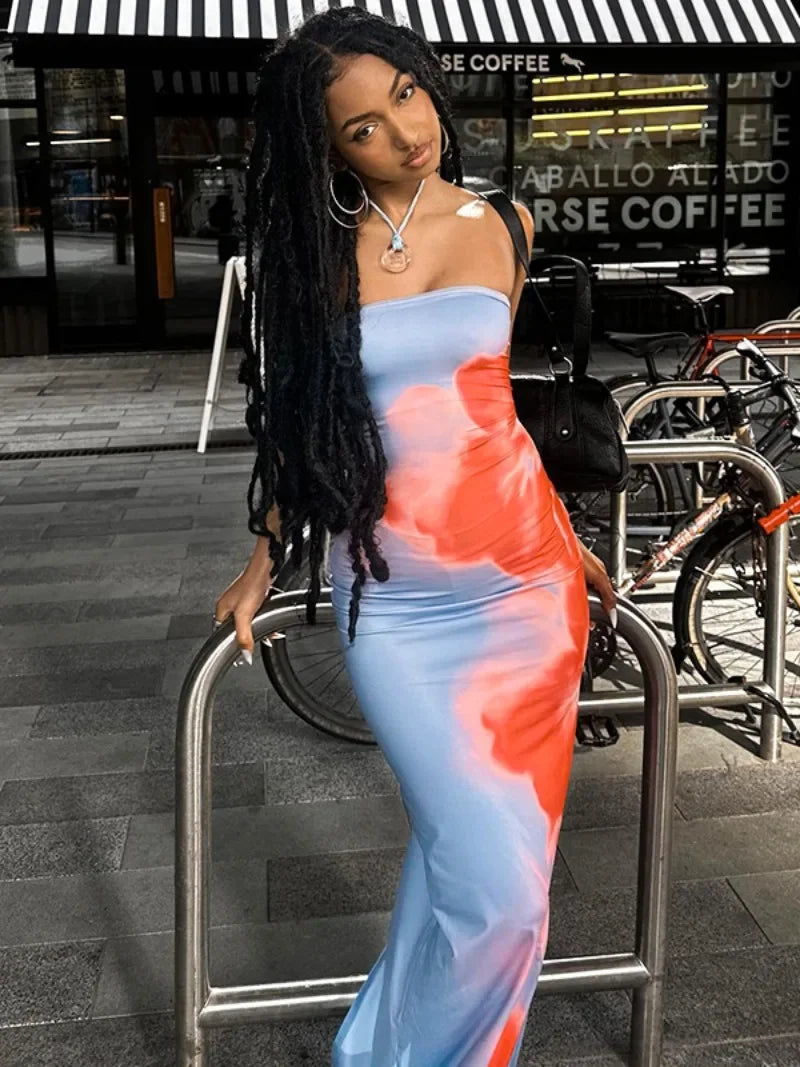 Say My Name Off-shoulder Maxi Dress
