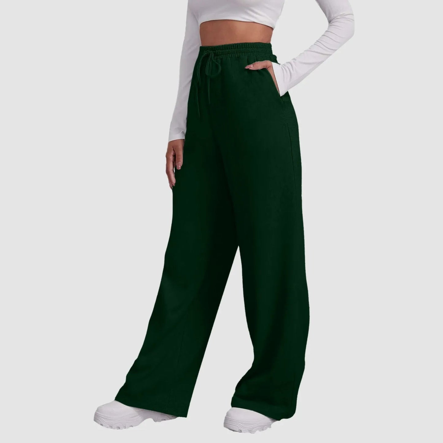 Wide-leg Joggers Sweatpants