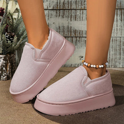 Anti-skid Plush Comfortable Thick Bottom Warm Snow Boot