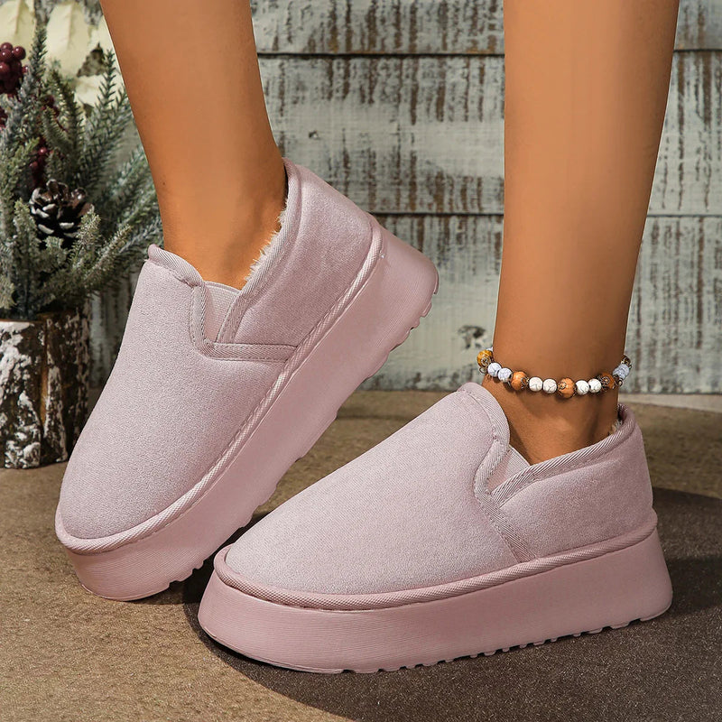 Anti-skid Plush Comfortable Thick Bottom Warm Snow Boot