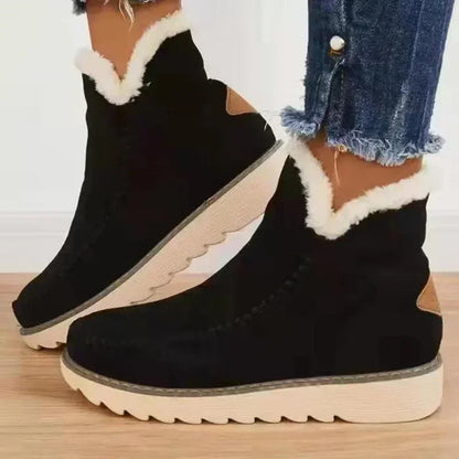 Warm Slip-on Comfort Female Ankle Non-slip Snow Boot