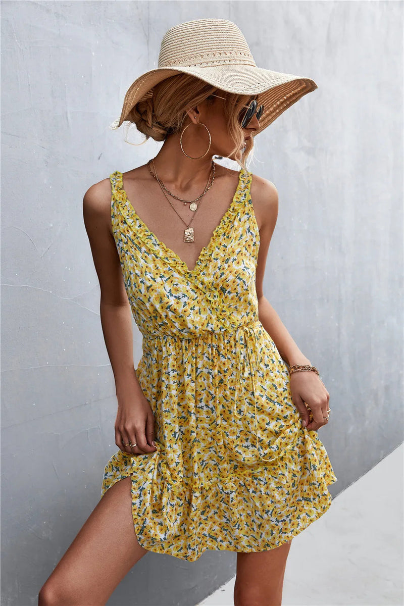 Collar Lace Comfortable Loose Midi Dresses