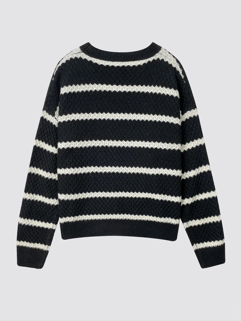 Loose Lazy Micro Transparent Temperament Sweater