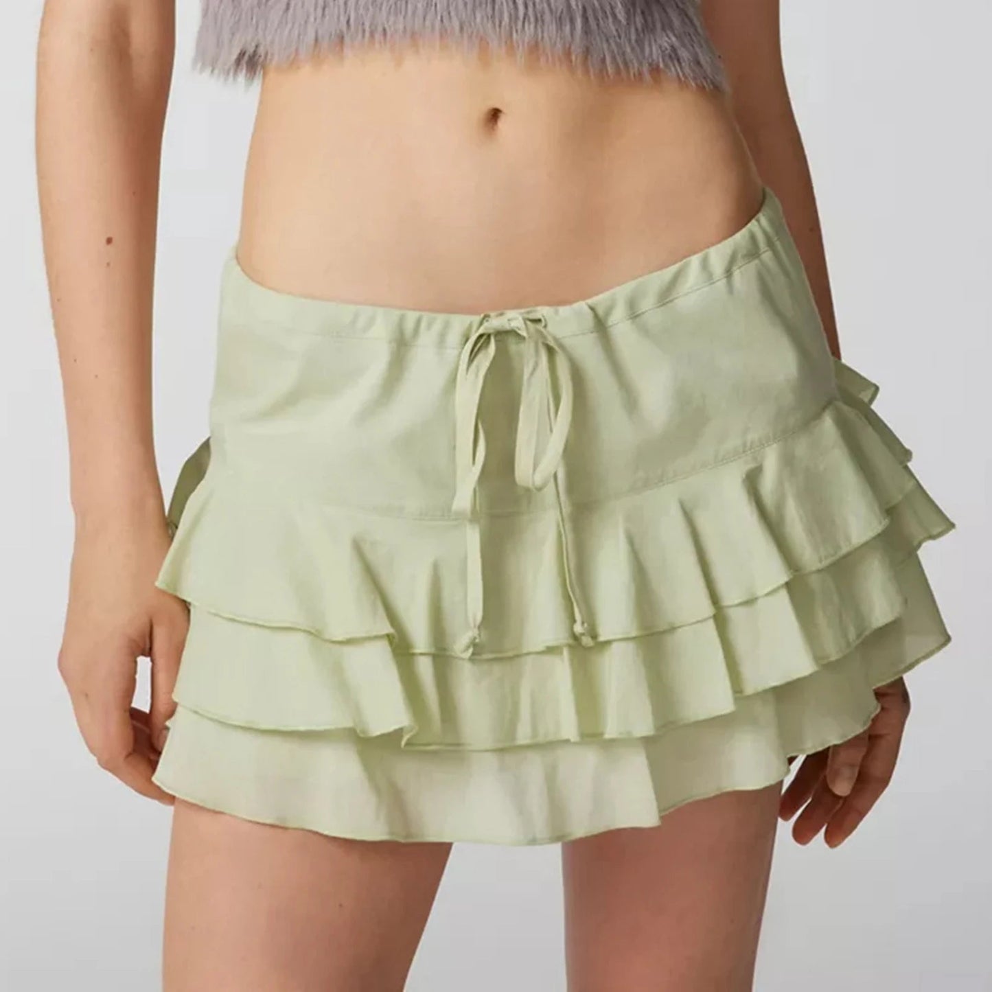 Summer Ruffle Tiered Skirt