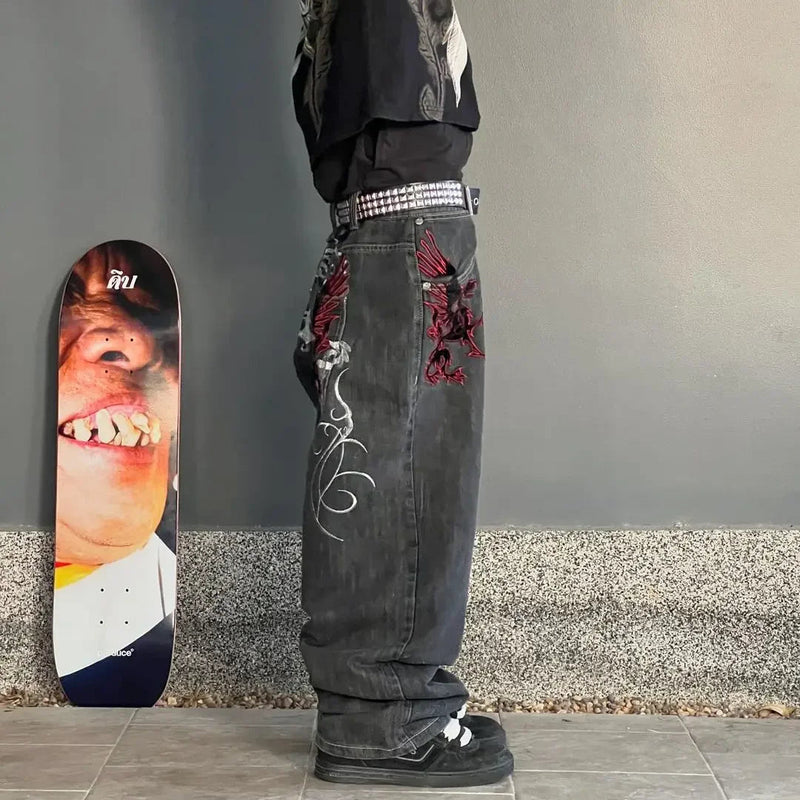 Y2k Baggy Jeans Hip Hop Wide Leg Pants