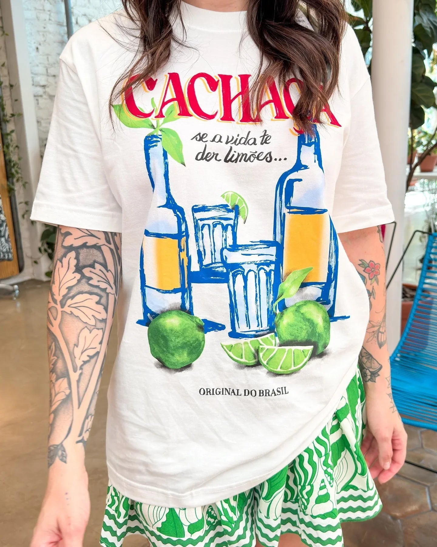 Y2k Wine Bottle Graphic T-shirt