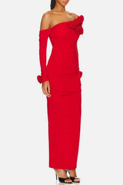 Yates Off Shoulder Maxi Dress