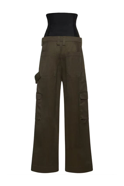 Zaniya Cargo Corset Pants Set