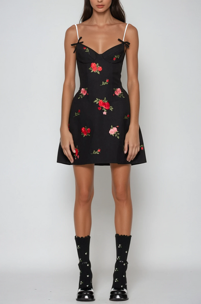 Ziri Spaghetti Mini Dress