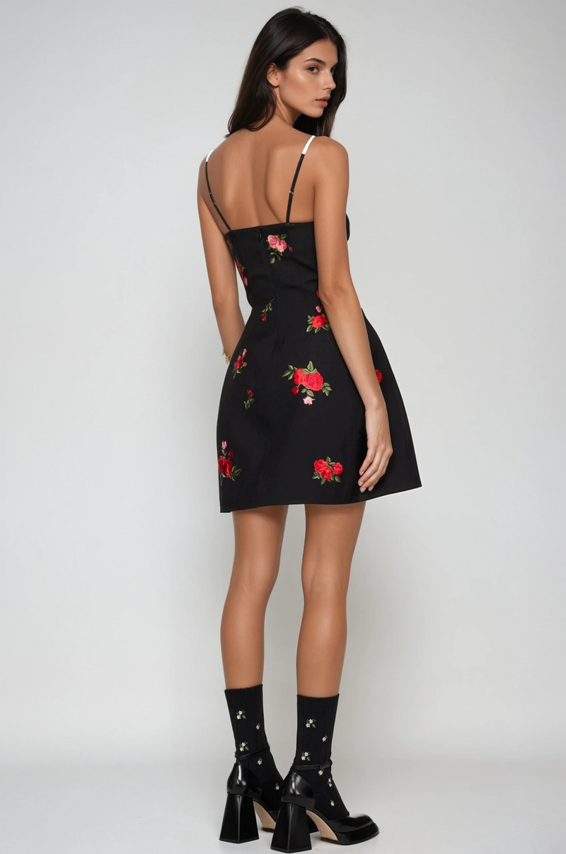 Ziri Spaghetti Mini Dress
