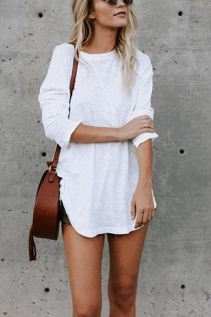 Moxidress Long Sleeves Cozy T-shirt