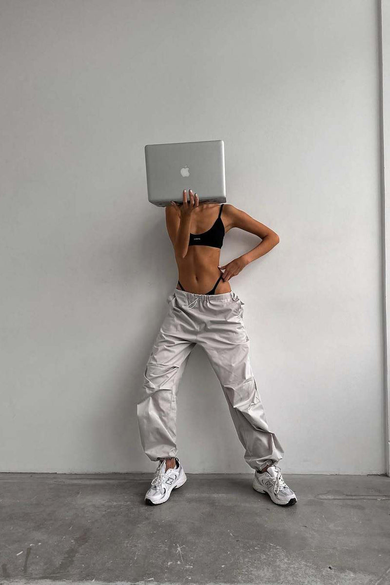 Loose Fit Drawstring Cargo Pant