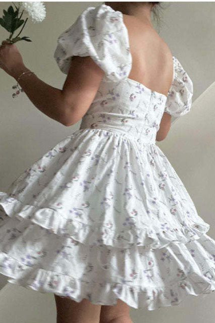 Ruched Waist Mini Dress