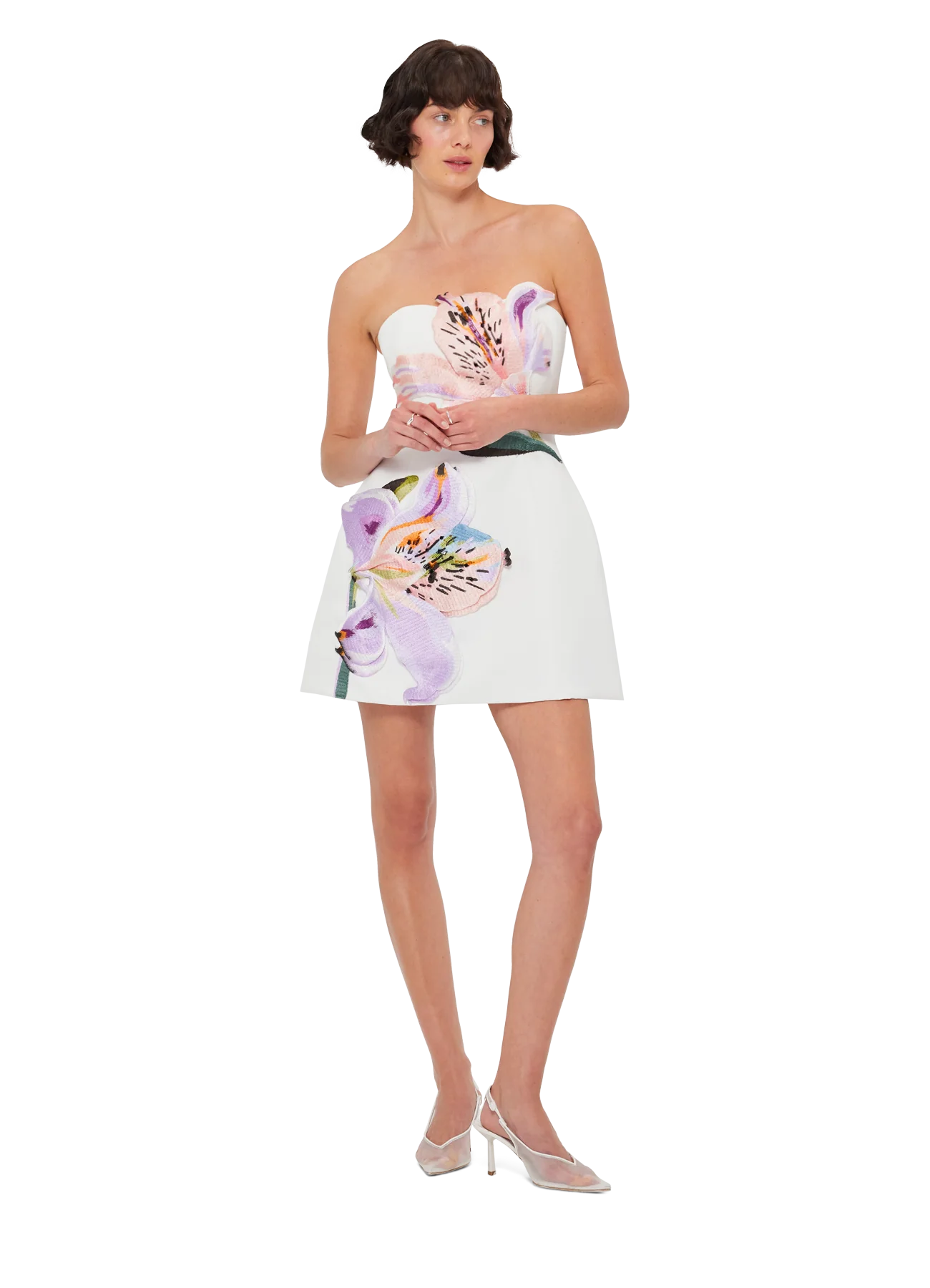 Rosario Applique Bustier Mini Dress™ — Command Every Room With Irresistible Confidence
