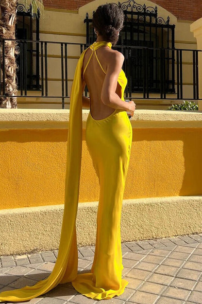 Simple Tie Strap Maxi Dress