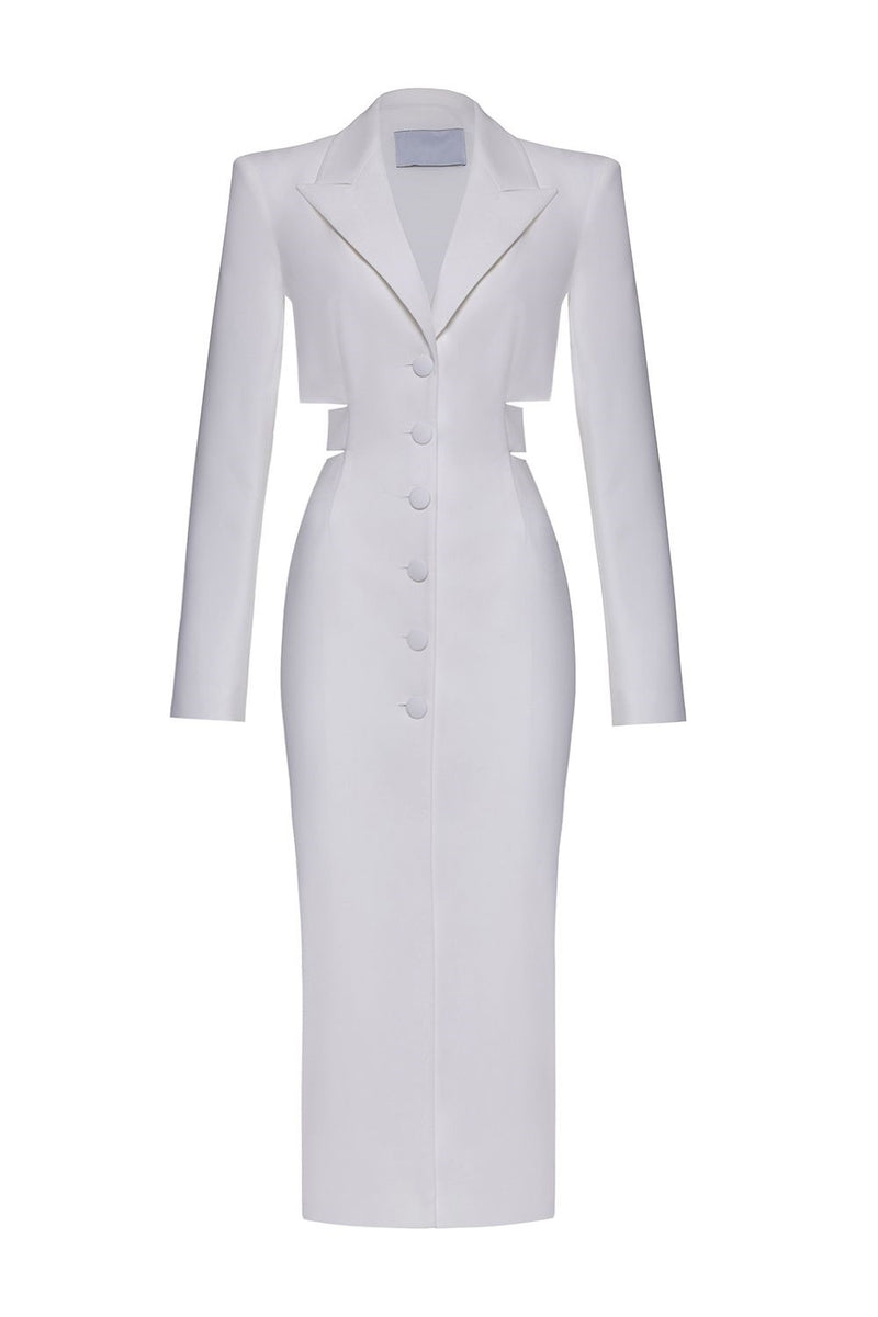Antonia Cut Out Blazer Midi Dress