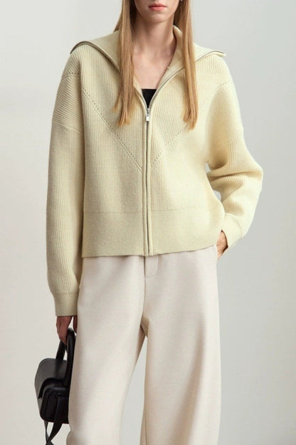 Slouchy High Neck Loose Sweater