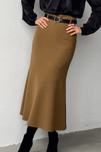 Brown Mermaid Skirt
