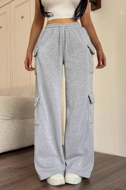 Utility Pocket Slim Fit Knit Pants