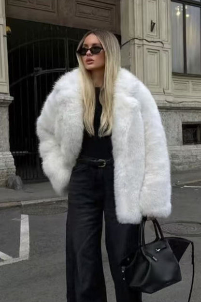 Eco Faux Fur Coat