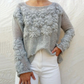 Women's Relief Art Knitting Patterns Art Cozy Sweater artswardrobe
