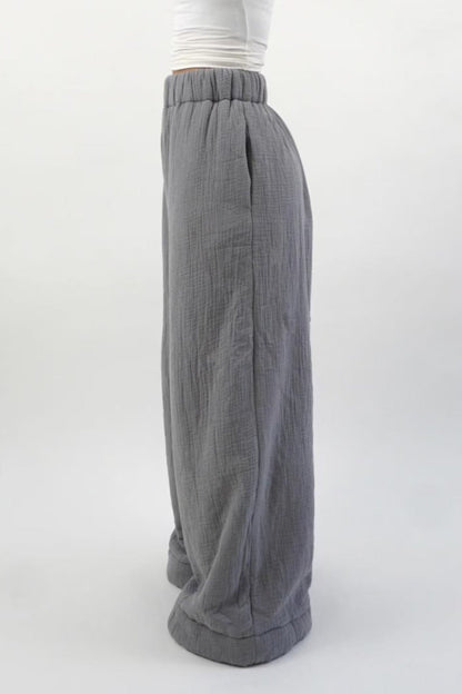 Warm Fleece Lined Knit Pants