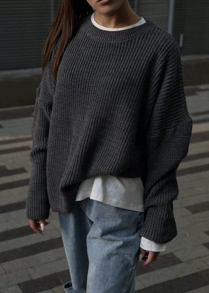 Effortlessly - Round Neck Loose Sweater