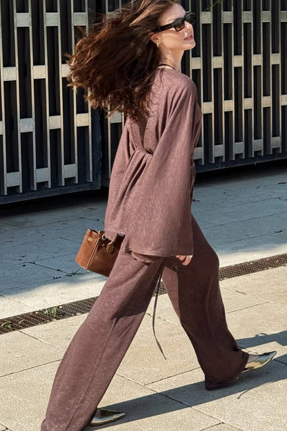 Relaxed Loose Two Piece Set