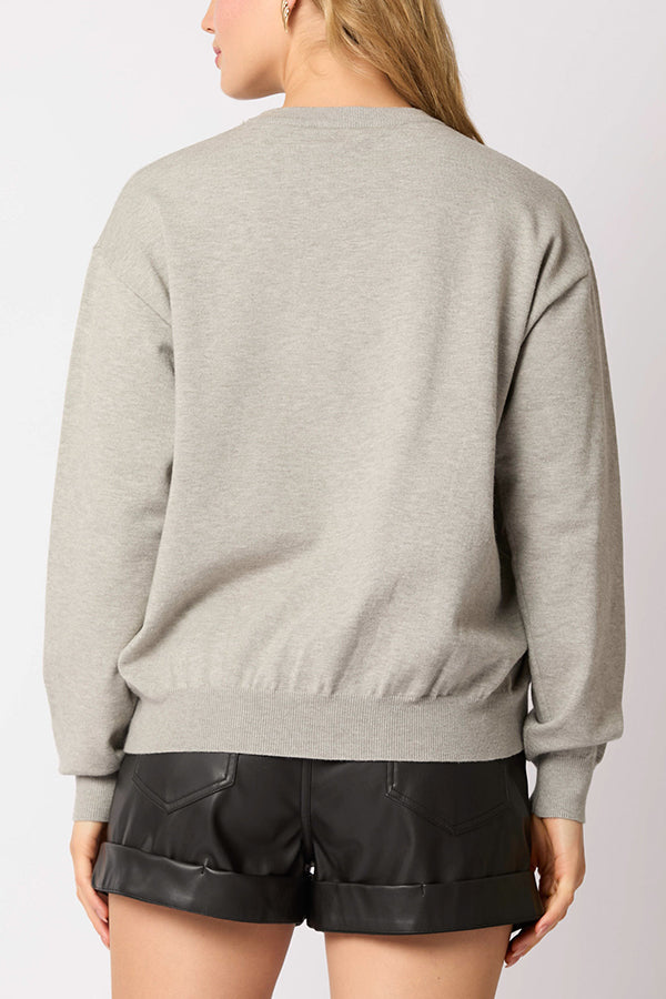 Christmas Soldier Sequined Sweatshirt