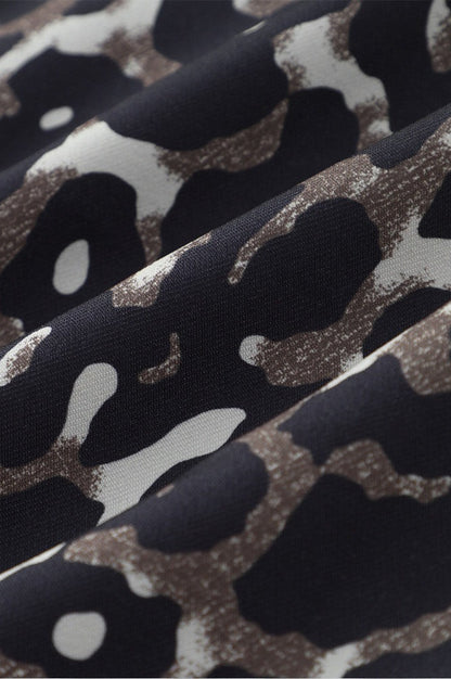 Animal Print Cotton Coat