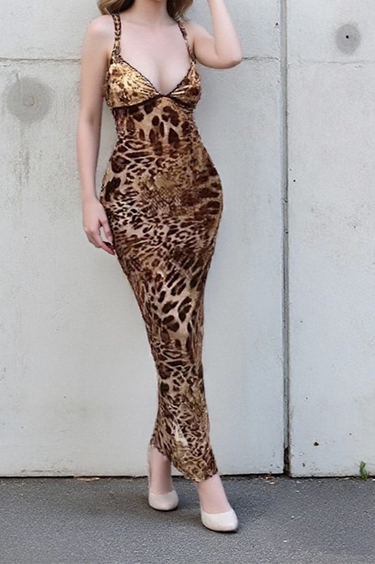 Print Cami Maxi Dress