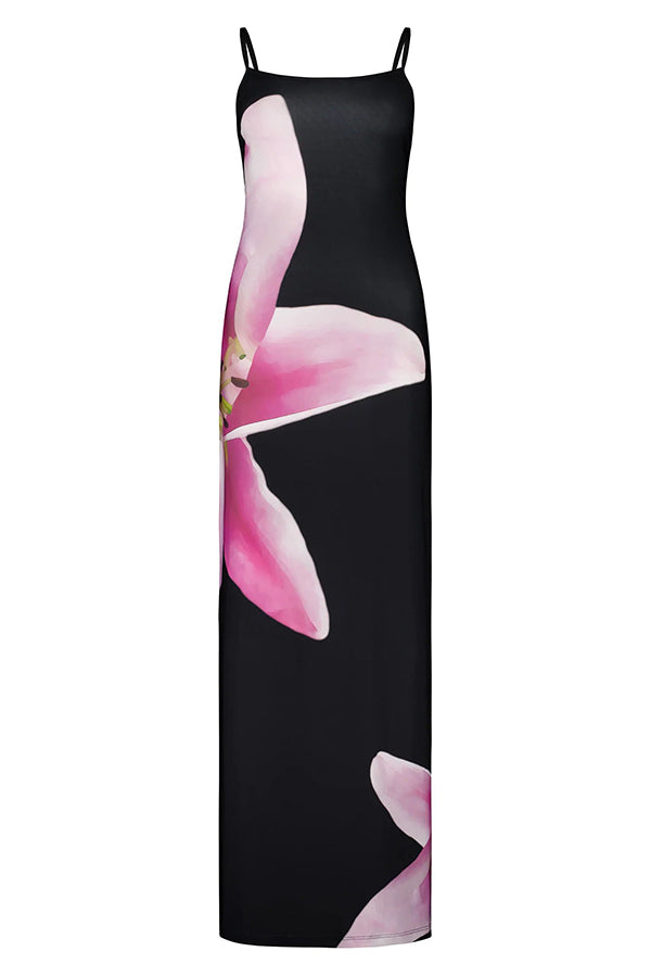 Romantic Beginnings Lily Slip Stretch Vacation Maxi Dress