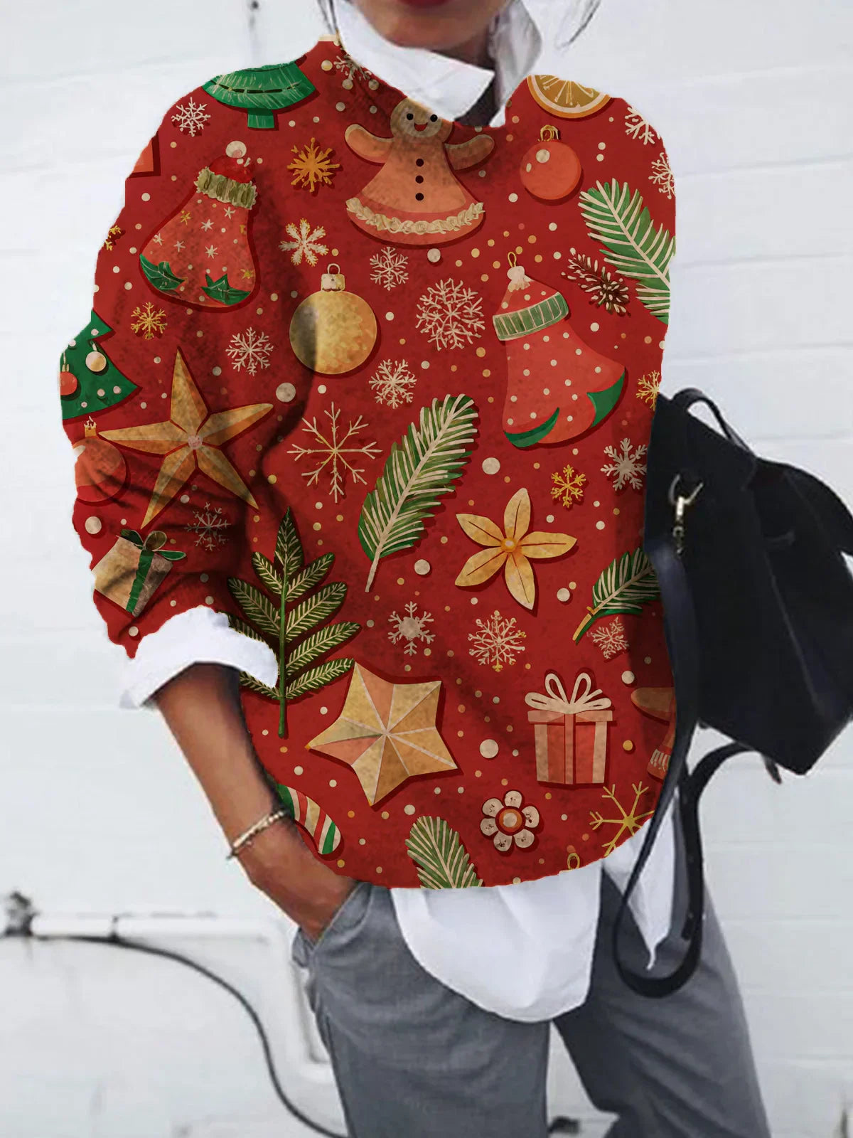 Lotte® | Crew neck Christmas sweater