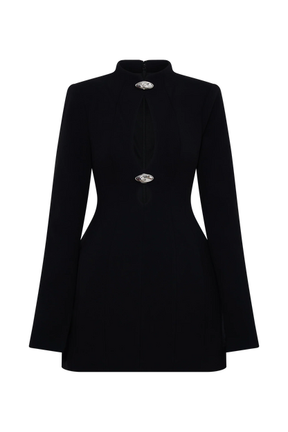 Michelle Cut Out Mini Dress - Black