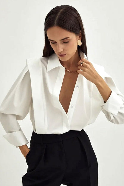 Structured Shoulder Blouse