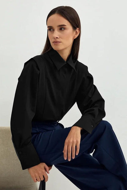 Structured Shoulder Blouse