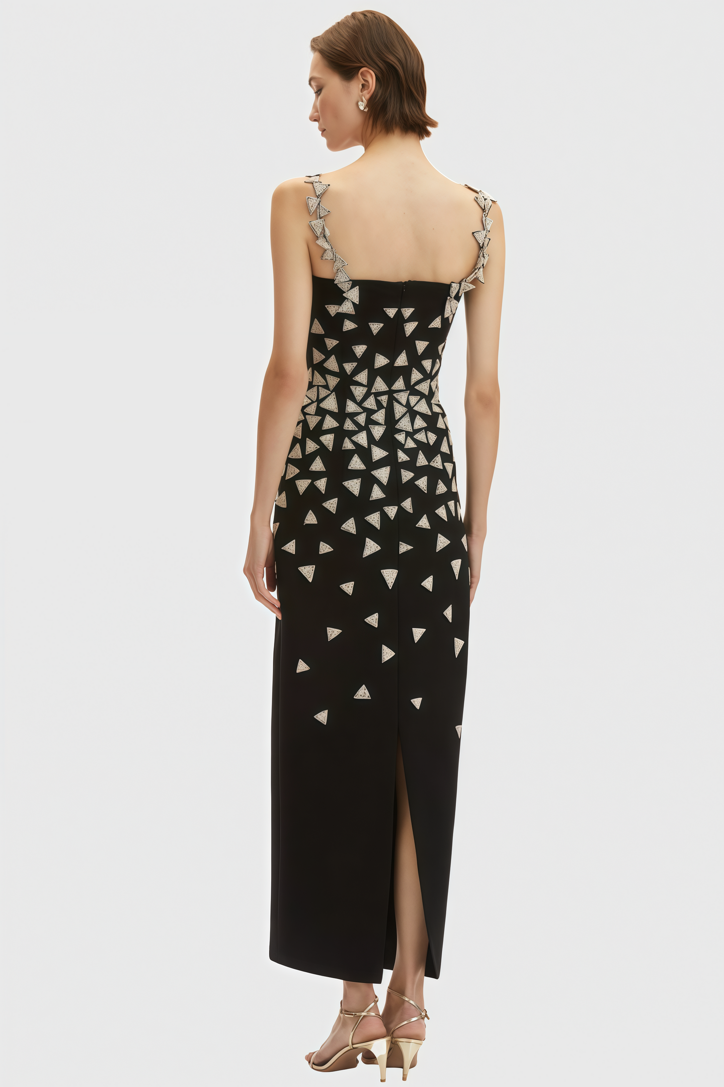 Austin Black Strapless Sequin Maxi Dress